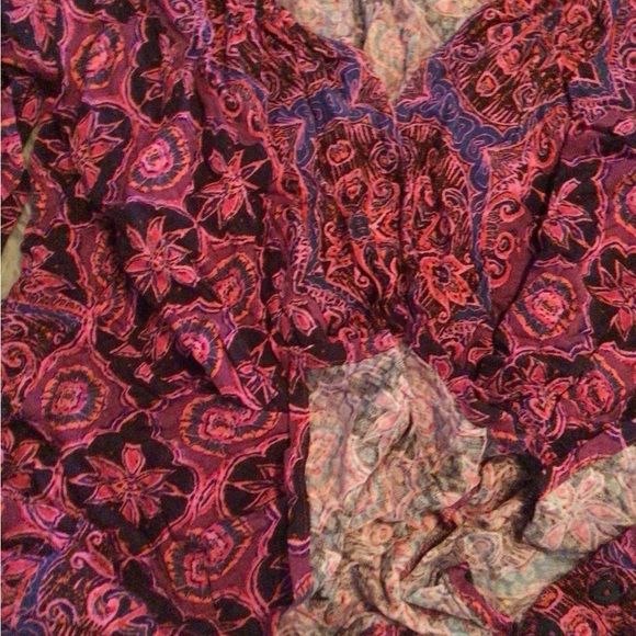 FinAL SALE🔥! Free People Boho crossover blouse - Picture 5 of 7